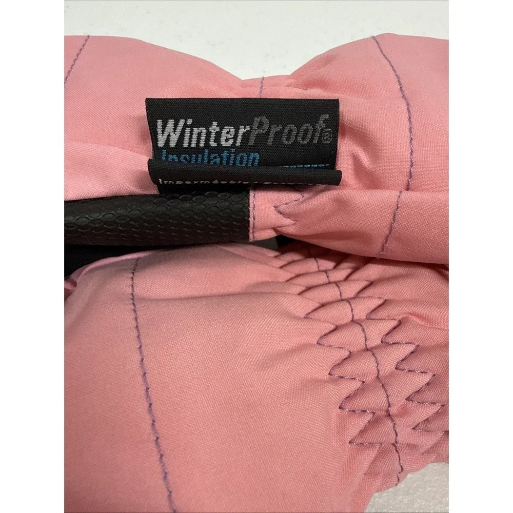 Girls Winter Proof  Ski Gloves Size 2-6X Pink And Purple NWT